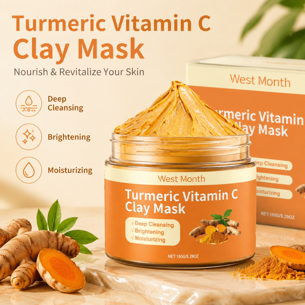 Turmeric Vitamin C Clay Mask D - Mud Mask Kaolin 评论和价格