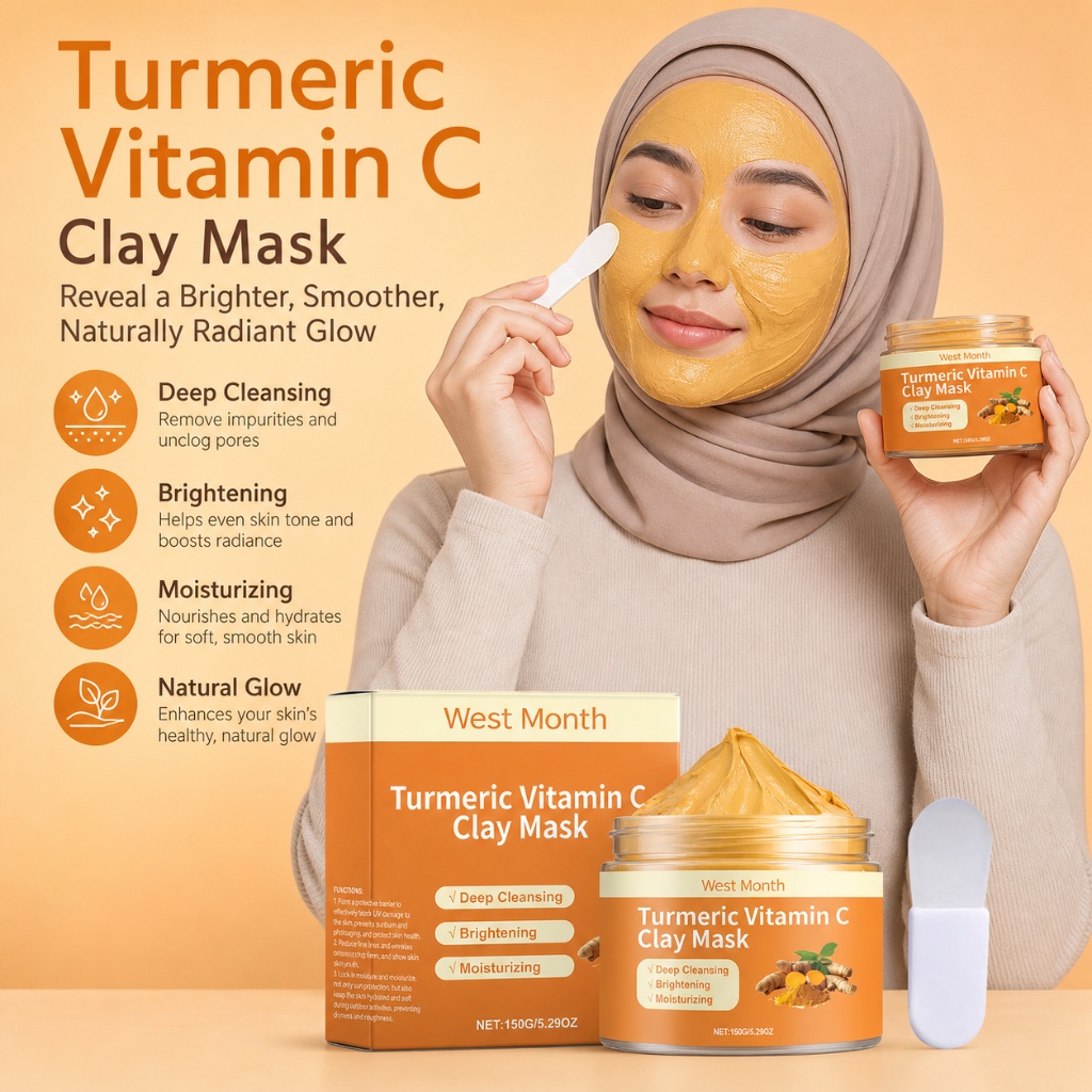 Turmeric Vitamin C Clay Mask B - Mud Mask Kaolin 评论和价格