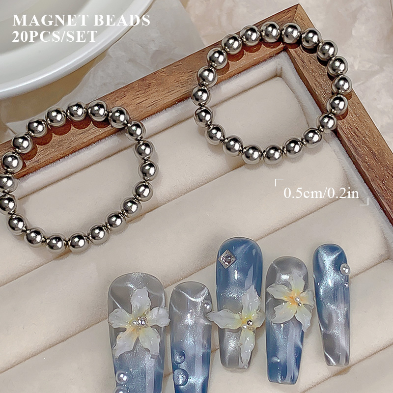 KANIU 20Pcs/Set 5MM Round Magn - Cucumber Cooling Gel 评论和价格