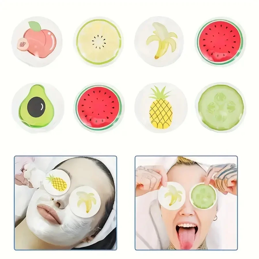 Fruit-Themed Reusable Gel Eye  - Cucumber Cooling Gel 评论和价格