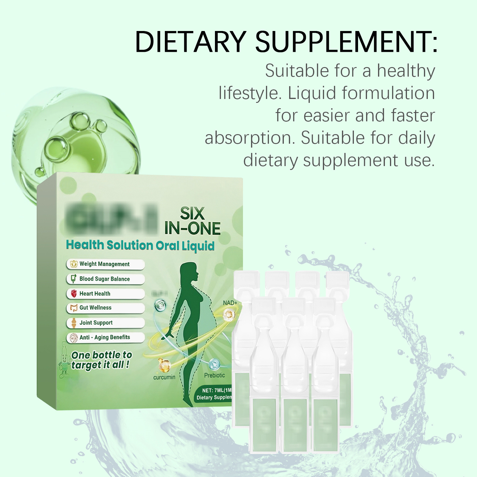 GLP-1 Six in One Slimming Drop - Skincare X7 评论和价格